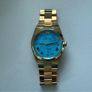 Michael Kors Channing Gold Watch with Turquoise Dial